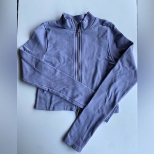 Zip up workout jacket